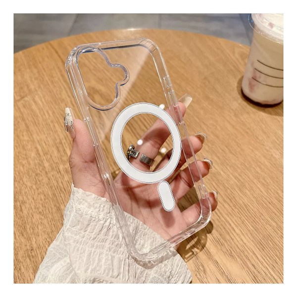 Magnetiskt skal för iPhone 16 Pro Max med kamerakontrollknapp, kompatibelt med MagSafe, [Fullständigt kameraskydd]
