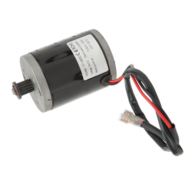 Børstet DC-motor 24V 120W 6A 2550RPM Aluminiumlegering Lav støj Høj torsion Højhastighedsmotor til elektrisk cykel Motorcykel