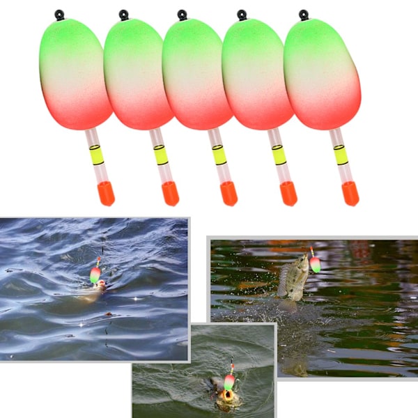 5 st Flytande EVA Fiske Flöten Bobbers Set Fiske Tillbehör för Havsfiske (50g)