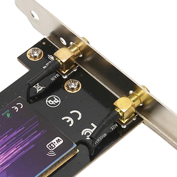 WiFi 6 PCIE Trådlöst Nätverkskort 3000Mbps Trippelband 2.4G 5.8G 6E PCIE WiFi 6E Adapterkort för Spelstreaming