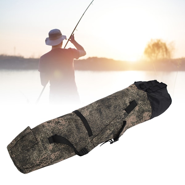 Oxford Fabric Fishing Pole Bag Waterproof Large Capacity Convenient Fishing Rod Storage Bag for Fishing Lover