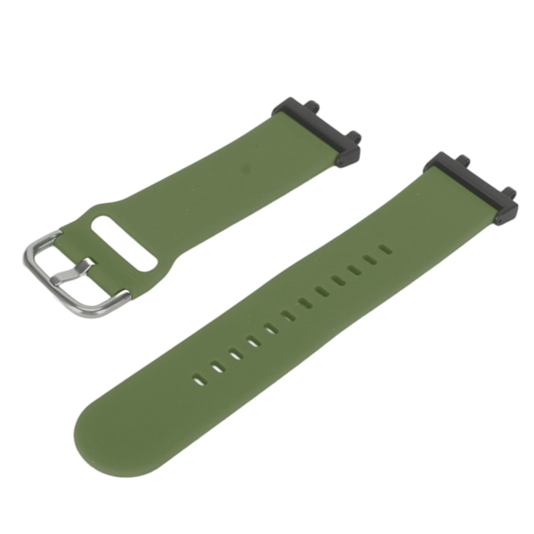 Mjukt silikonurband justerbart ersättningsband tillbehör passar för Amazfit T Rex 2 Smart Watch OD Green