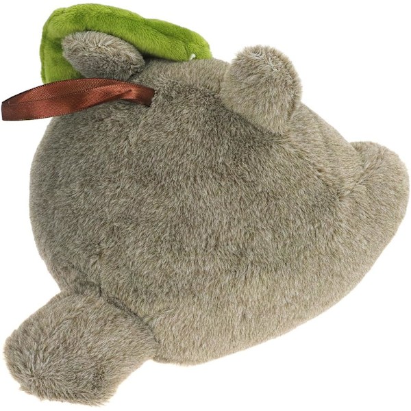 Totoro Plysch Inspirerad av Studio Ghibli, Min Granne Totoro Mjuk Leksak med Ögla för Upphängning eller Bärande, Perfekt Unisex-gåva, Grå, 20cm
