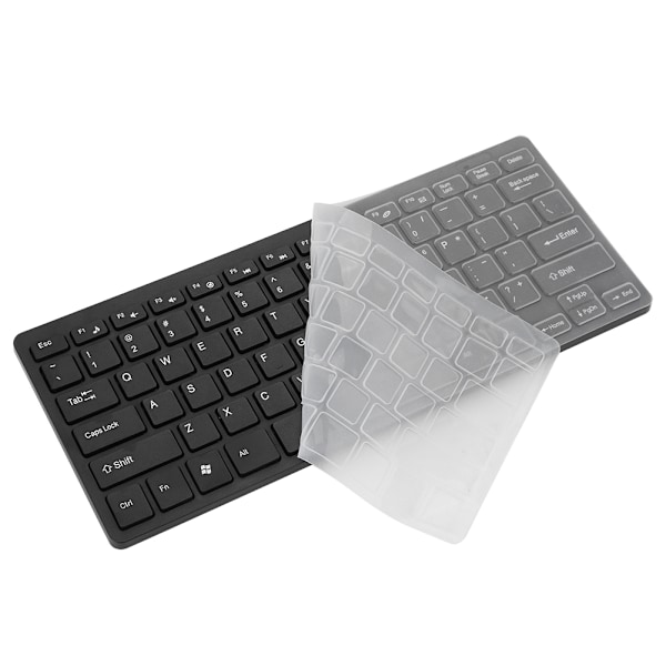 för HK-03 2.4G Mini Trådlöst Tangentbord och Optisk Mus Set för Stationär Dator Laptop Smart TV Svart