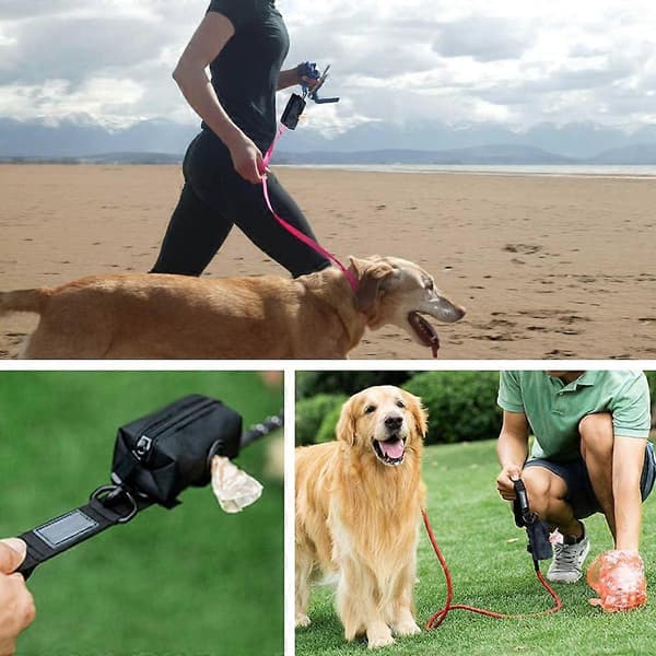 2-pack hundbajspåsedispenser, hundbajspåsedispenser, hundavfallspåsedispenser, svart[D]