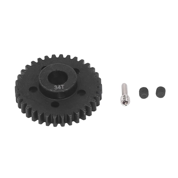 Spoldrev Stål Rostfritt Stabil Prestanda RC Växellåda för Arrma 1/7 1/8 Serie 34T Svart