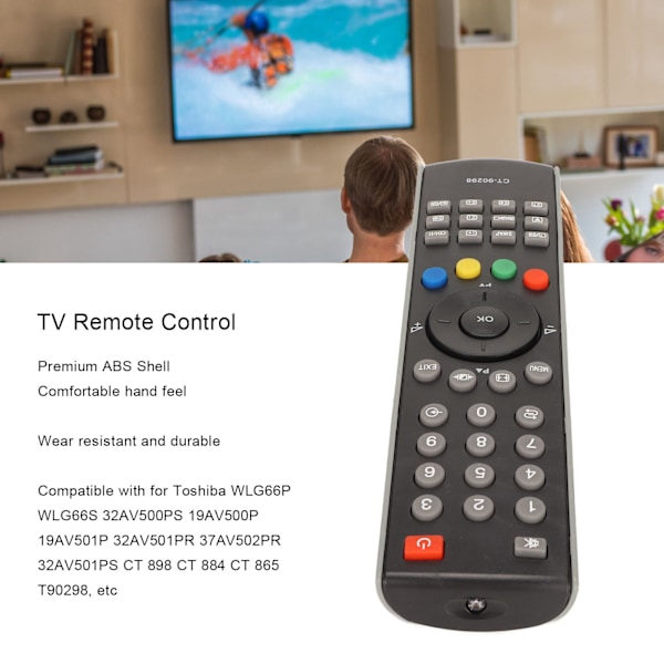 Ersättningsfjärrkontroll för TV för WLG66P WLG66S 32AV500PS 19AV500P 19AV501P 32AV501PR 37AV502PR 32AV501PS CT 898 CT 884