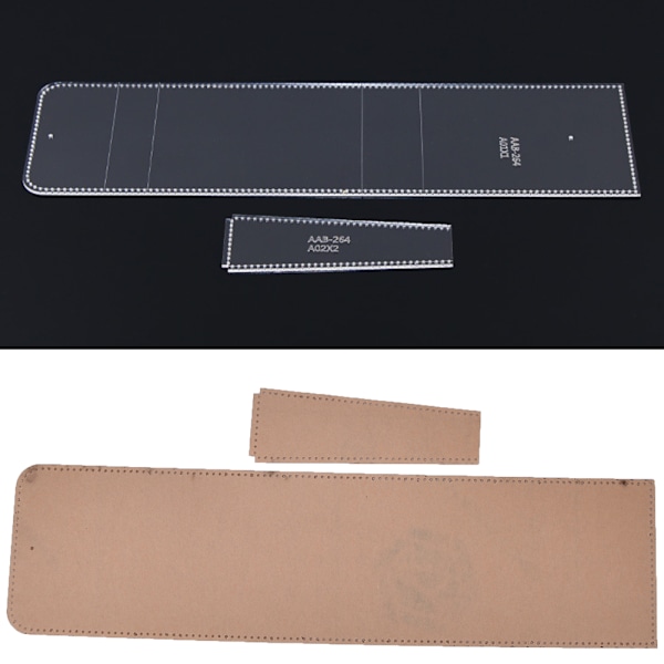 Leather Template Set Transparent Acrylic DIY Hand-Made Mobile Hard Disk Bag Craft Tool