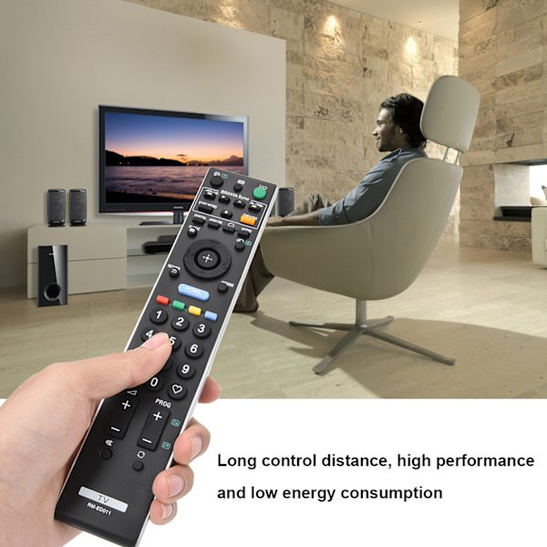 Universell LED TV-fjärrkontroll Smart Fjärrkontroll Ersättning för Sony RM-ED011