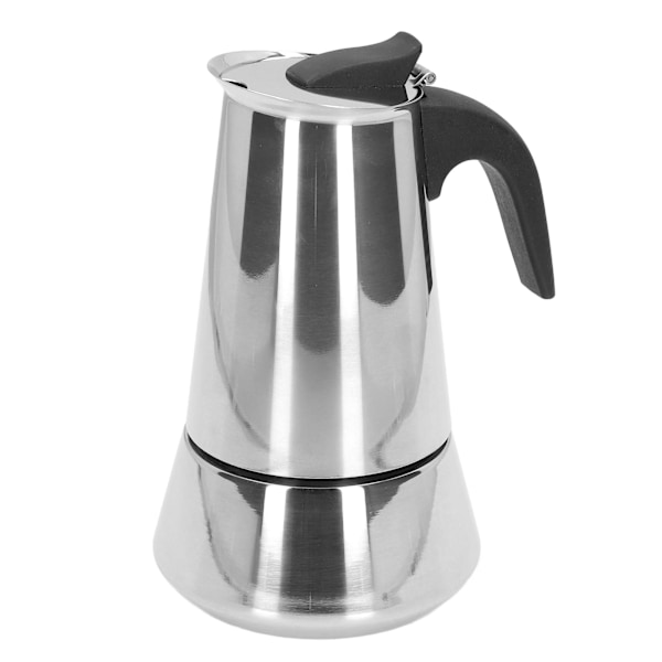 Moka-kahvinkeitin, ruostumaton teräs, liesitaso, italialainen kahvinkeitin kotiin, matkoille, toimistoon (304), iso vatsa, 300 ml