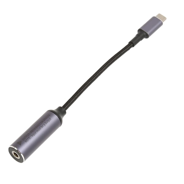 DC till Typ C Kabel 2.5x0.7mm 100W Hona Ingång till Hane Utgång Auto Identifiering Typ C till DC2507 Kabel för PC Telefon
