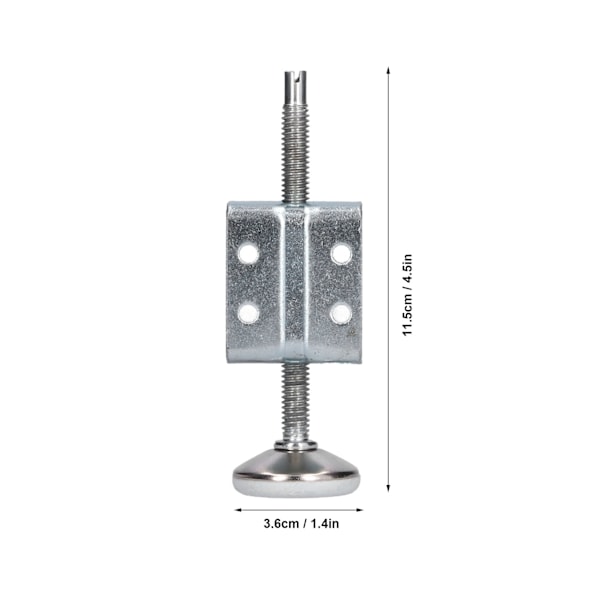 Justerbare møbelfotben Nivelleringsføtter med skrue for sengskap GarderobeD035-110
