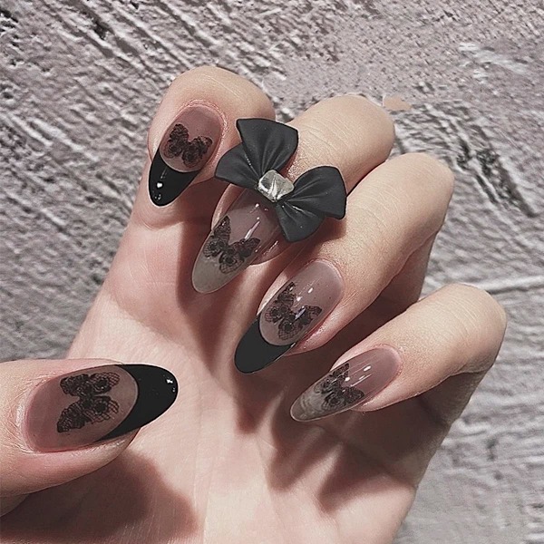 Trendigt Nagelkonst, Akryl Press-On Naglar, Återanvändbara Självhäftande Naglar, Självförtroendehöjande Accessoarer, Vacker Och Generös Design För Kvinnor