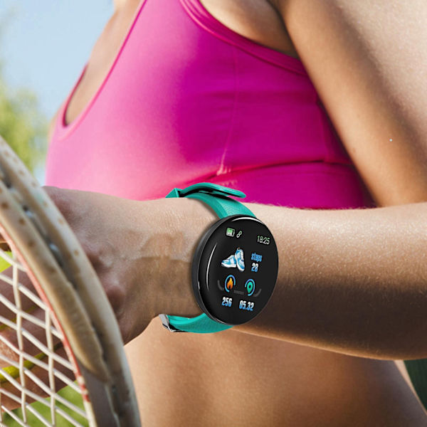 D18S Smartklocka Färgskärm Fitness Stegräknare Mode Sportklockor Vattentät Smartklocka