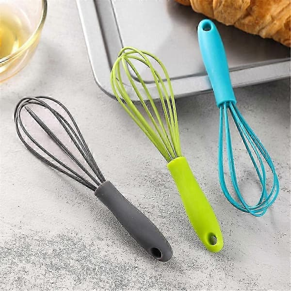 Håndholdt visp krem skum maker sklisikker egg blender silikon egg visper[TT]