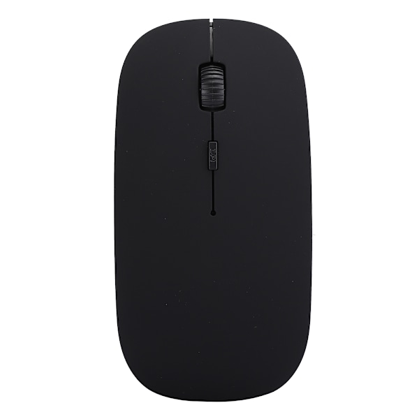 Trådlöst tangentbord och mus set ultratunt tyst mini hemkontor datortillbehör 2.4G (Svart)