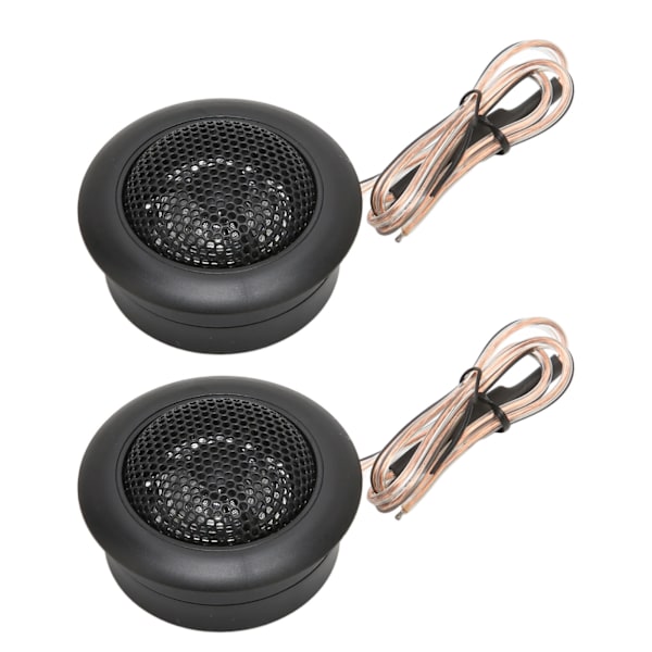 2 st Bil Dome Diskanthögtalare 120W Hög Känslighet Ljud Stereo Högtalare för Ljudsystem
