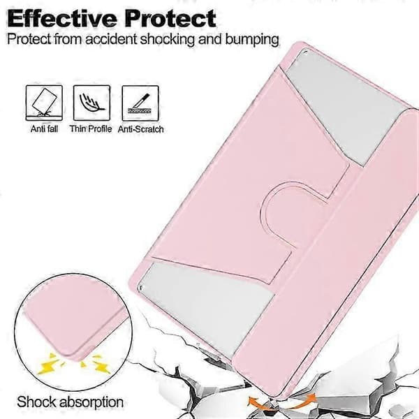 Lenovo Tab M11/Xiaoxin Pad 11 2024 Case - PU+Acrylic Tablet Stand Cover with Bluetooth Keyboard, Protective[TT] Pink
