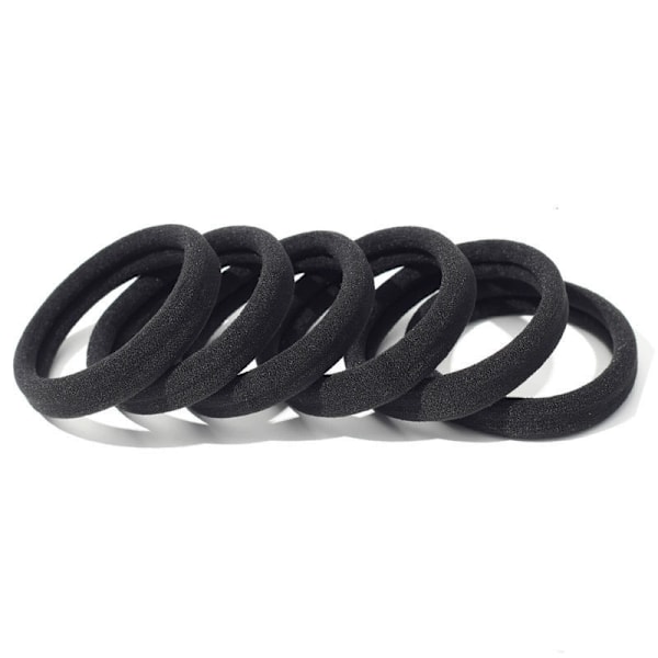 Sömlös Design Elastiska Hårband För Halkfritt Grepp, Hållbar Hög Stretch Förebygger Hårskador, Trendigt Minimalistiskt Mjukt Bomullsmaterial,