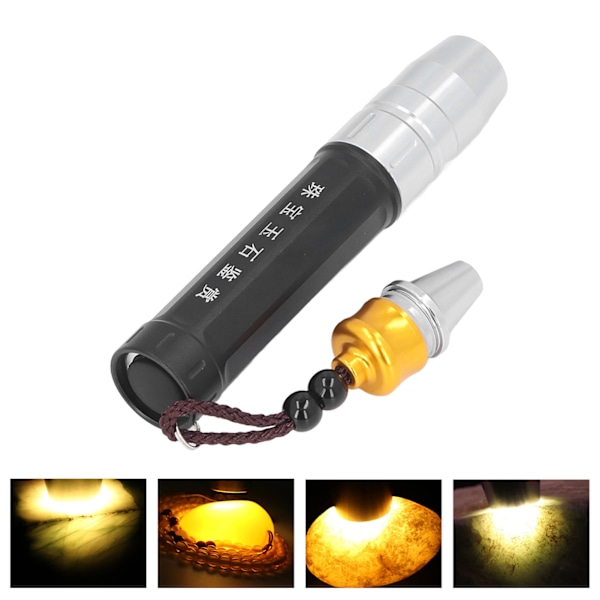 Jewelry Flashlight 3LED Ultra Bright 3 in 1 Professional Small Lightweight Jade Identification Flashlight