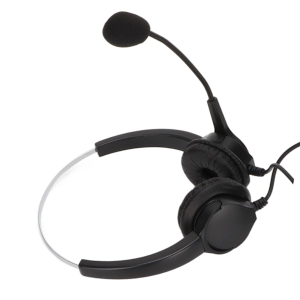 Call Center Headset 3,5 mm Plugg Trådbundet Datorheadset med Brusreducerande Mikrofon för Telefon Laptop PC Tablet