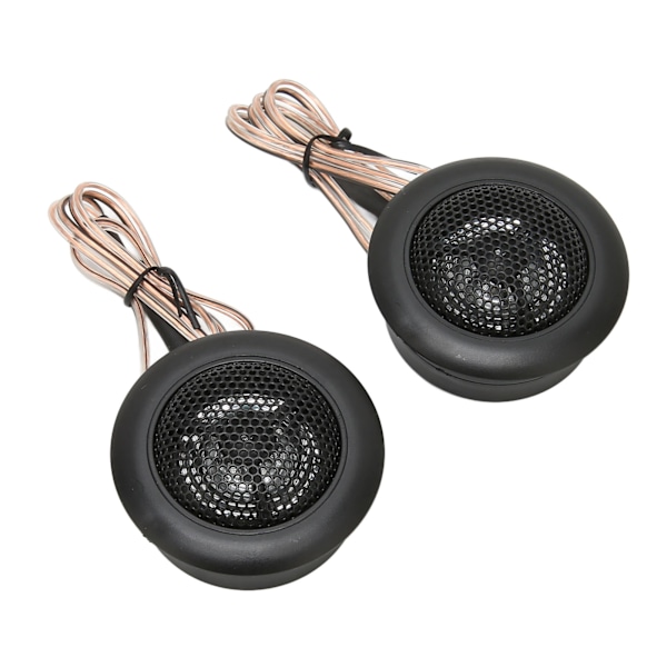 2 st Bil Dome Diskanthögtalare 120W Hög Känslighet Ljud Stereo Högtalare för Ljudsystem