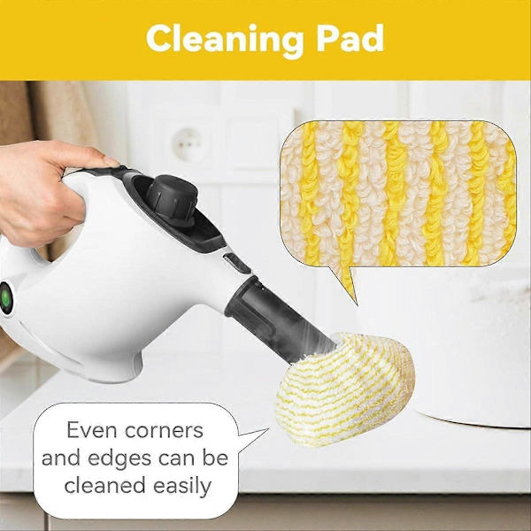 11PCS Ångmoppduksöverdrag för Karcher Easyfix SC2 SC3 SC4 SC5 Handhållen Dammsugardelar Micro-FA-[TT]