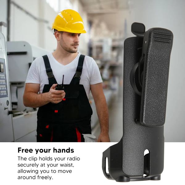 Bältesklämma för Walkie Talkie 90 Graders Roterbar Ersättning för Motorola DTR620 DTR650 DTR550 DTR410 Tvåvägsradio