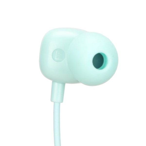 Typ C Hörlurar Telefonhörlurar Brusreducering Volymkontroll Telefon Earbuds för Huawei Blå Grön