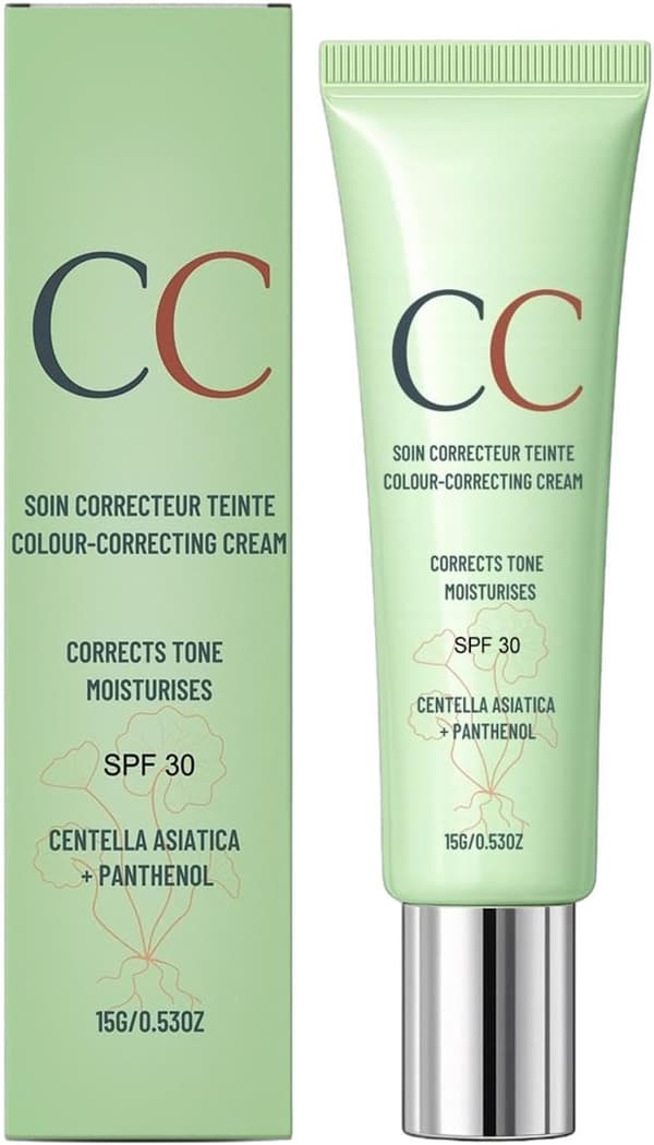 Moisturizing CC Cream | SPF 30 Moisturizing Concealer - 15g Primer - Suitable for all skin types, perfect for dates, parties, and everyday use.