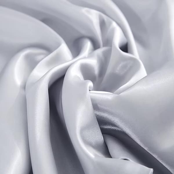 Satiinityynyliina - Tyynyliina - 50 x 66cm - 2 kpl Light grey gray