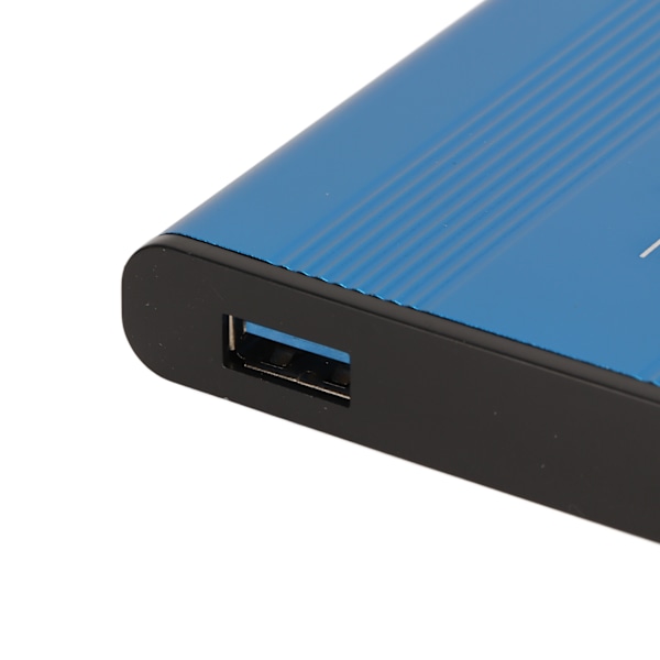 USB3.0 HDD-kabinett 2.5in 5Gbps Ultratunt Lättviktigt HDD-kabinettadapter för Bärbara Datorer för WIN 7 för WIN 10 Blå
