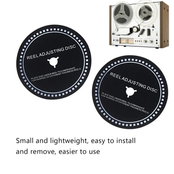 2 st Nab HUB Adapter Spacer 82mm Diameter Ersättnings Silikon Spole Justeringsskiva för Revox Studer Revox för Teac Rullbandspelare
