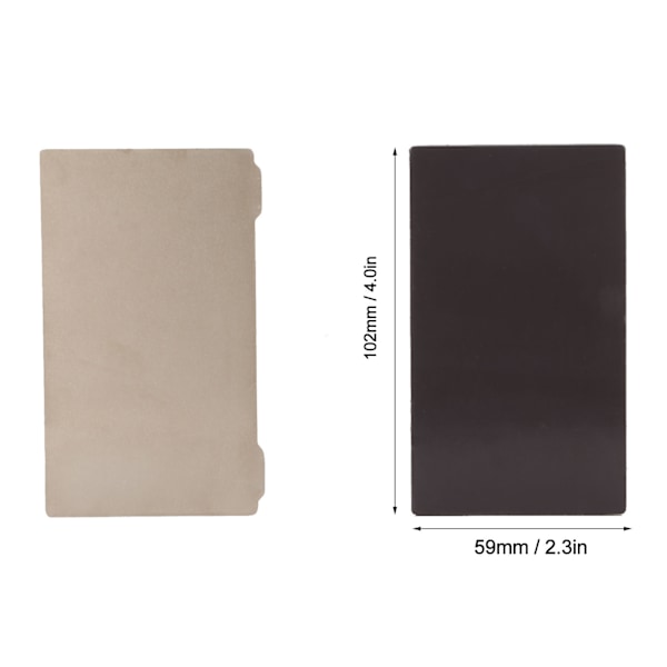 3D-skrivare Fjäderstålplatta SLA DLP Fjäderstålplatta 102x59mm Magnetisk Stålplatta för Longer Orange 10 för Photon Zero