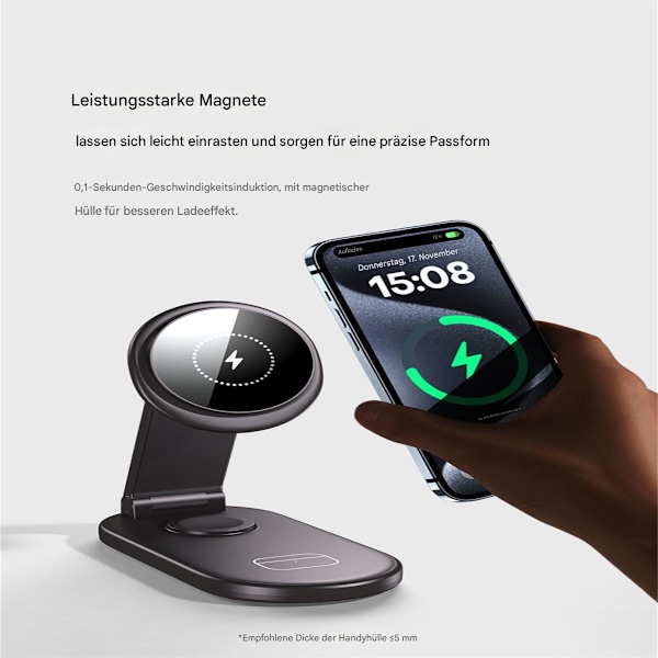 3-i-1, starka magneter