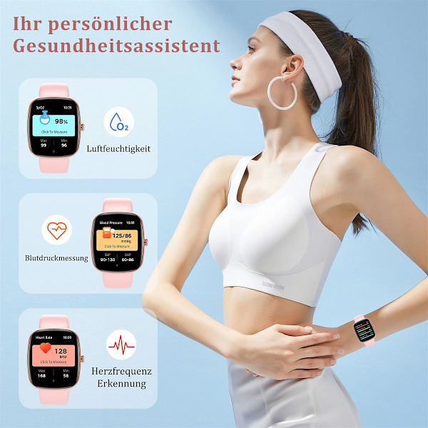 1,83\" Tum Fitness Tracker, IP67