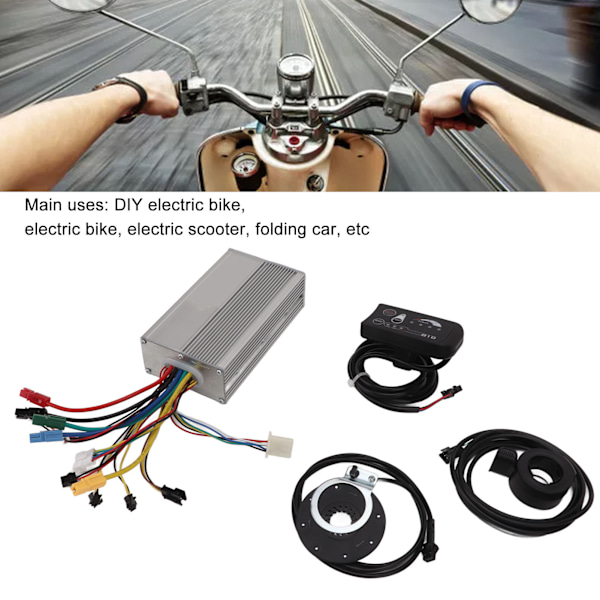 30A 1000W Motor Børsteløs Controller Sæt Hastighedskontroller Kit med S810 Panel til Elektrisk Cykel Scooter Modifikation