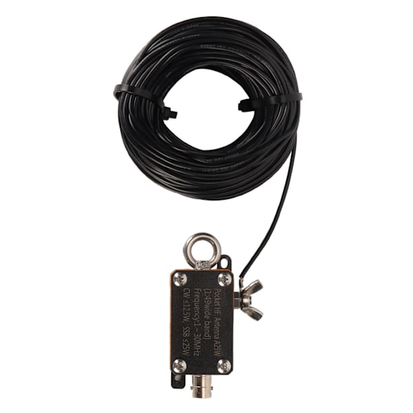 Bärbar HF Ändmatad Antenn 1‑30MHZ FE8 CW SSB 1:49 Balun Kortvåg Fick Ändmatad Radioantenn För Utomhusbruk