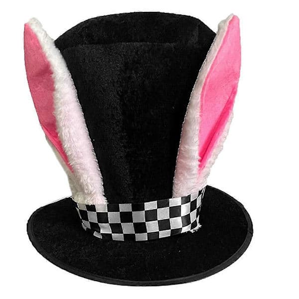 Easter Bunny Hat Easter Bunny Hat Top Hat Rabbit Ears Top Plush Hat[TT]