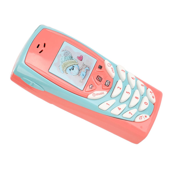 Baby leksakstelefon Intressant simulering musik leksak mobiltelefon för pojkar flickor födelsedagspresenter