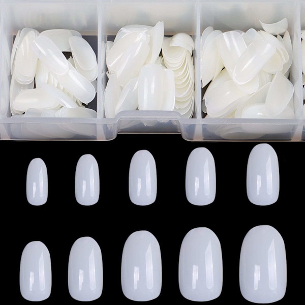 Artificiella Akryl Lösnaglar, Glansig Design för Trendiga Stiletto Mandelform, Lätta att Klippa Måla Applicera, Fyrkantiga Press-On Naglar, Nybörjarvänlig Nagelkonst