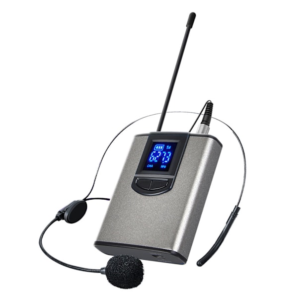 Trådlöst headset med mikrofon för dator, värd, coach, lärare, lavaliermikrofon