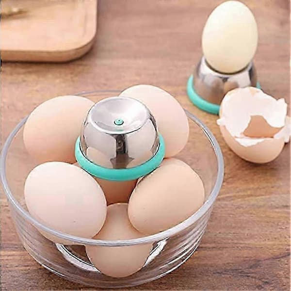Eggestikker i rustfritt stål, eggestikker, hullseparator, bakeri-egghullstanser, eggestikker for hardkokt egg - 1 stk