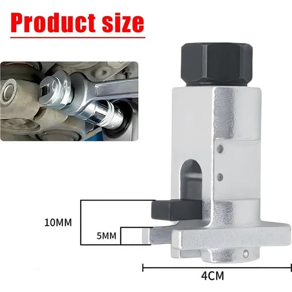 Hydraulisk støddæmperfjernelsesværktøj, fårehornformet støddæmperseparator, kompatibel med VW, Audi, Ford, BMW
