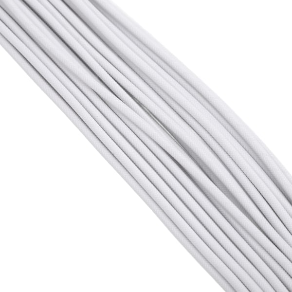 4 st 18AWG PSU Kabel Förlängningssladdar 30cm Nylon Sleeved 24 Pin ATX 4+4Pin CPU 6+2Pin PCIE GPU Strömförsörjning Förlängningskabel med Kammar Vit