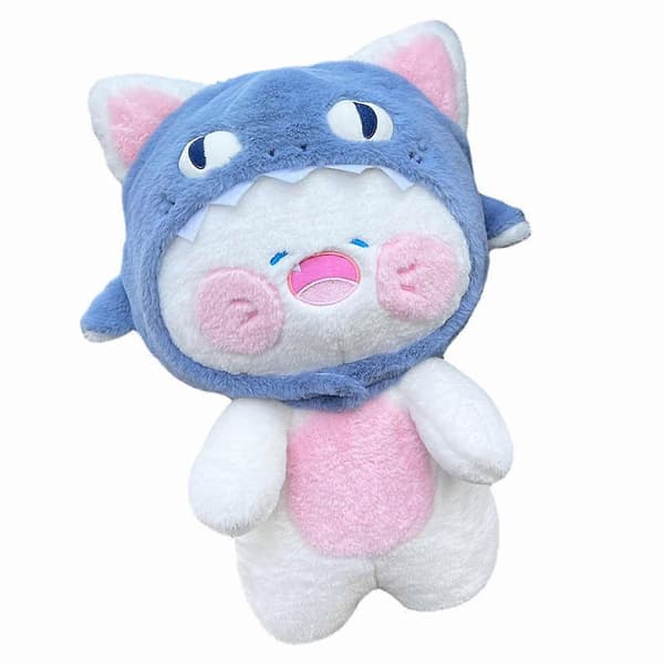 Home Decor Plush - Funny Cartoon Cat Stuffed Animal, Soft Office Gift[D]