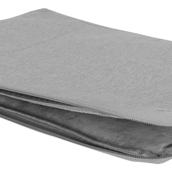 Laptopfodral 15,6 tum 39x29x2cm Dubbellagersdesign Polyester Laptopväska för OS Laptop Pro för HP för Dell Grå