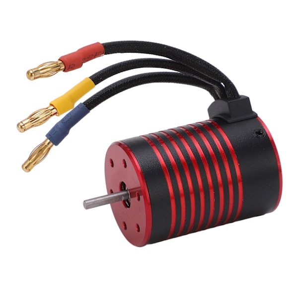 Vattentät 3650 Borstlös Motor med 60A ESC Programmeringskort Combo Set Tillbehör för 1/10 RC Bil 5200KV