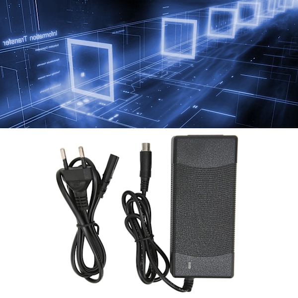 42V 2A DC 5525mm Hona Strömadapter Strömförsörjning Laddare Intelligent Säker Laddning 100‑240VEU Kontakt