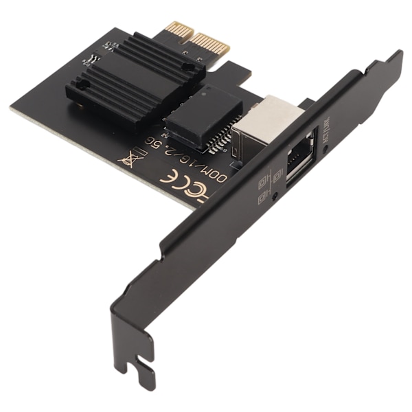 PCIe Nätverkskort 10/100/1000/2500Mbps Guldpläterad Pin Aluminiumlegering Gigabit Ethernet-kort för Stationär Speldator Server
